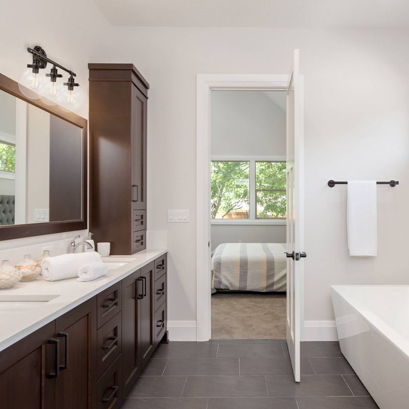 5pc Milan Wall Lights Brown - Globe Electric