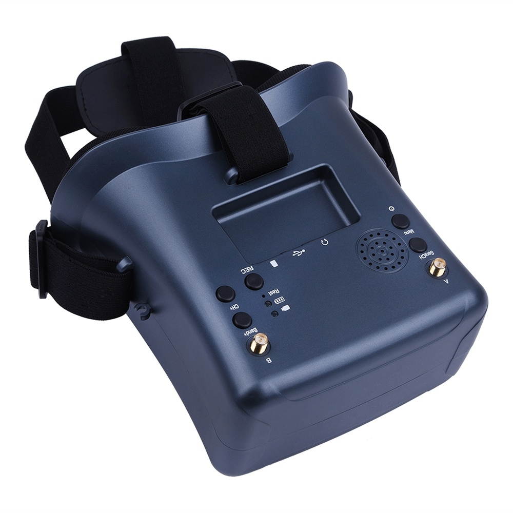 LS-008D 4.3 inch 800 x 480 Pixel Display 5.8GHz 40CH FPV Goggles, Support TF Card & DVR