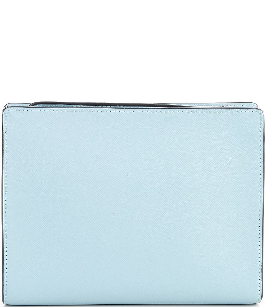 Michael Kors Zebra Signature Jet Set Double Zip Wristlet