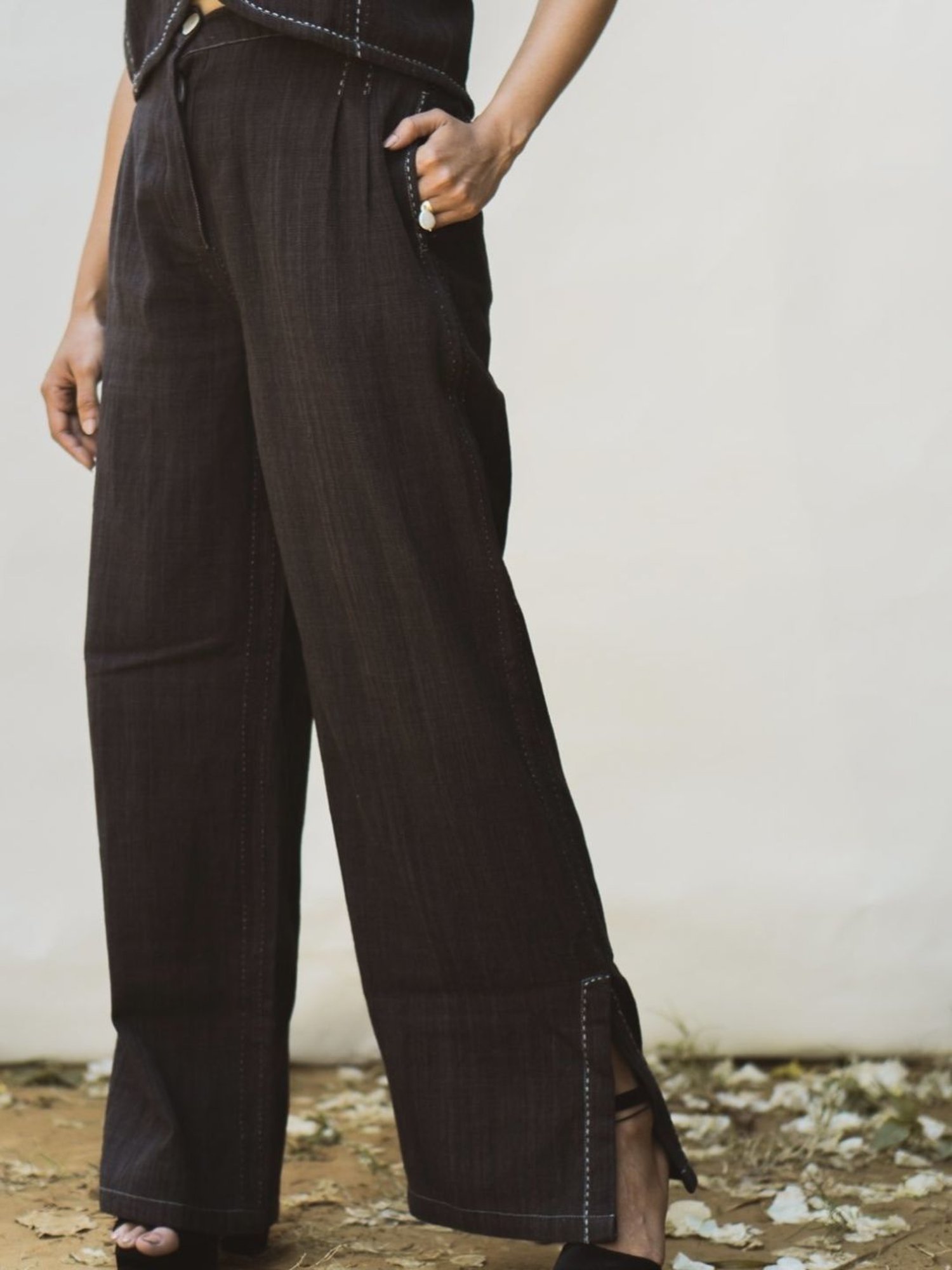 Lafaani Black Sonder Long Skirt