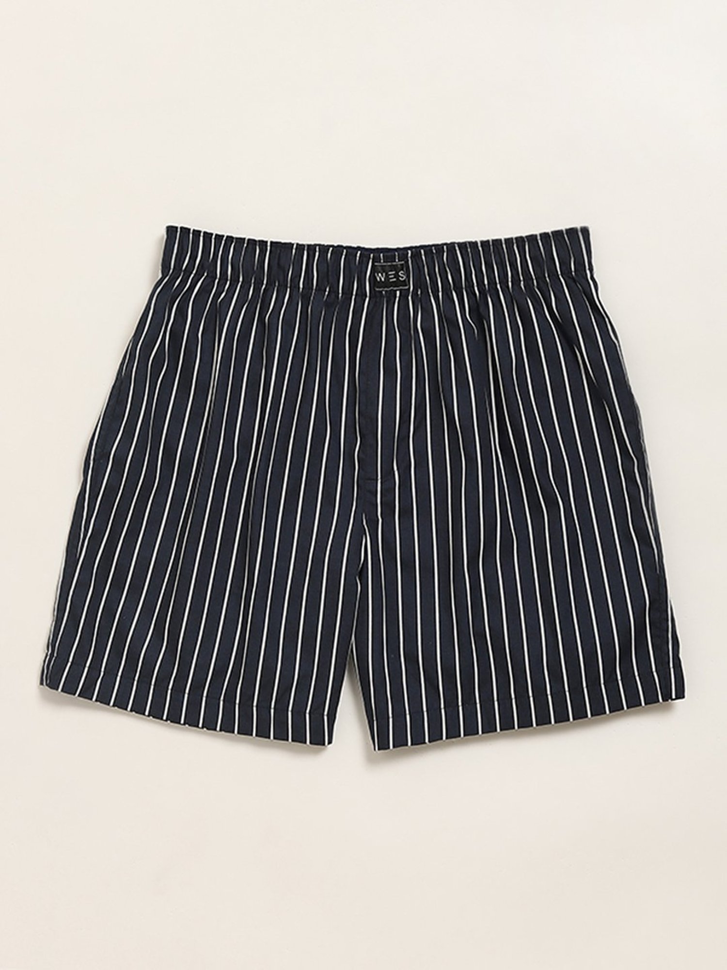 WES Lounge by Westside Black Printed Boxers - Pack of 2