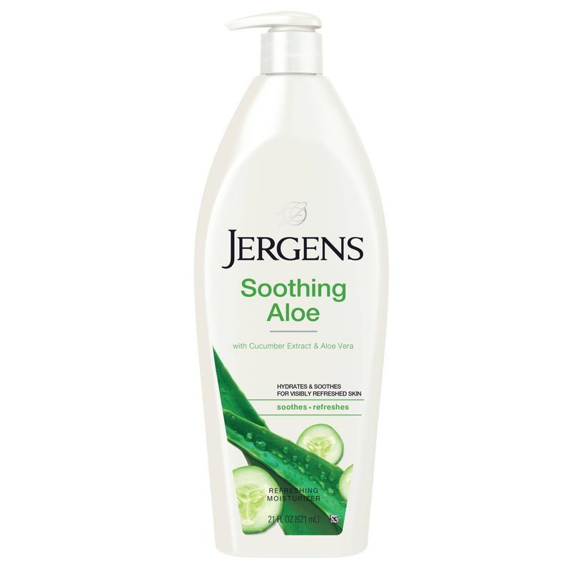 Jergens Soothing Aloe Refreshing Moisturizer Lotion 21oz 
