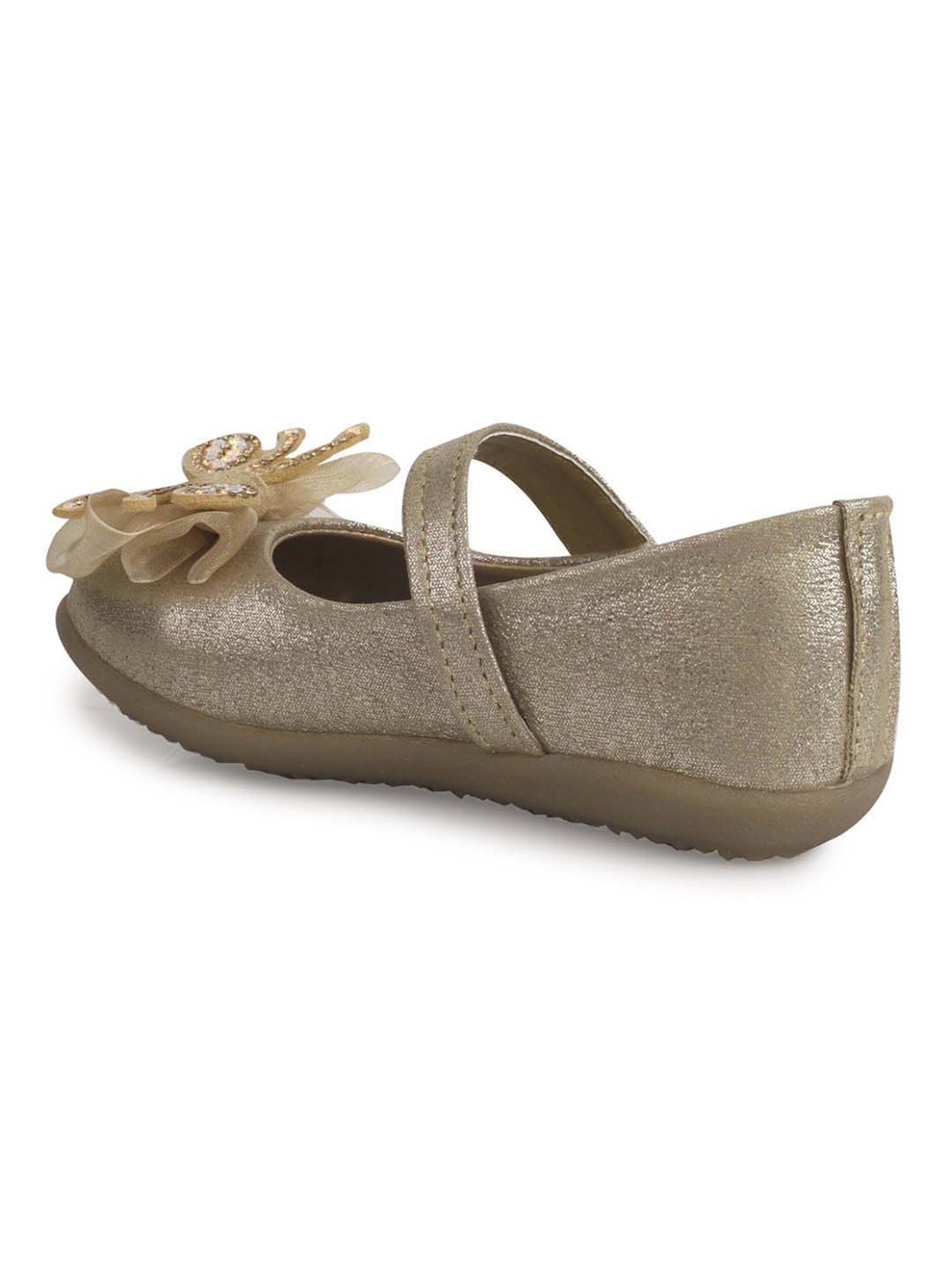 Minesole Kids Golden Mary Jane Shoes