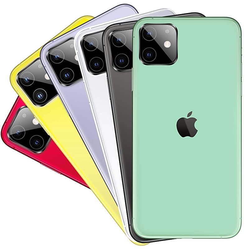 3 Pack]  Camera Lens Protector for iPhone 11 Camera Films Metal Frame 9H Tempered Glass Protection Easy Install High Definition Anti-Scratch Compatible with Apple iPhone 11 Camera Film(6.1'')