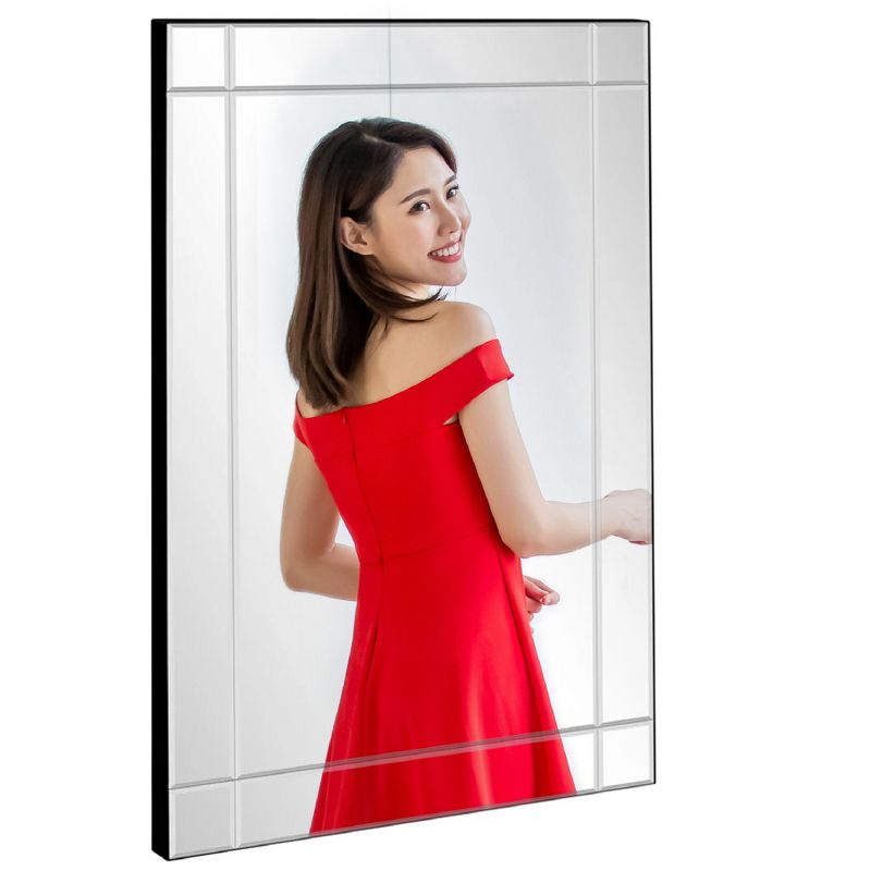 Rectangle Tripoli Vanity Bathroom Mirror Clear - Howard Elliott