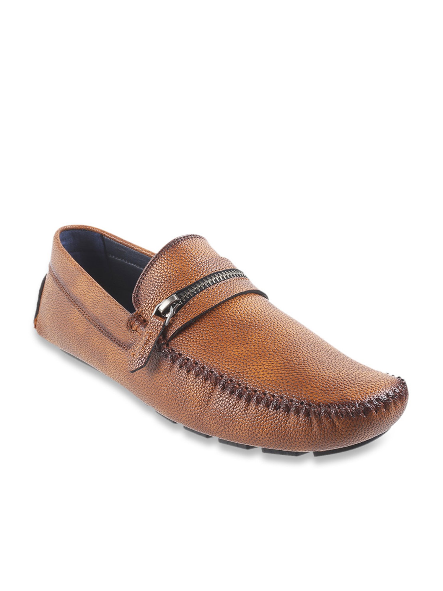 Metro Men's Tan Casual Loafers