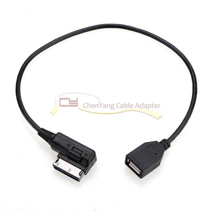Media In AMI MDI USB AUX Flash Drive Adapter Cable For Car VW AUDI 2014 A4 A6 Q5