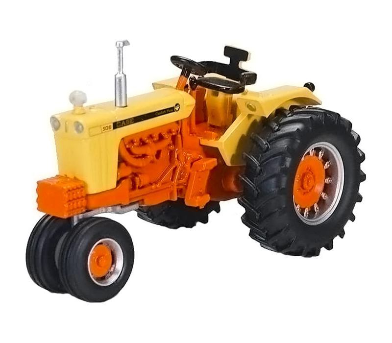 Case 930 "Comfort King" Narrow Front Tractor Yellow and Orange 1/64 Diecast Model by SpecCast