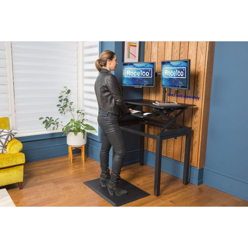 Deluxe Floor Stand Black - Rocelco