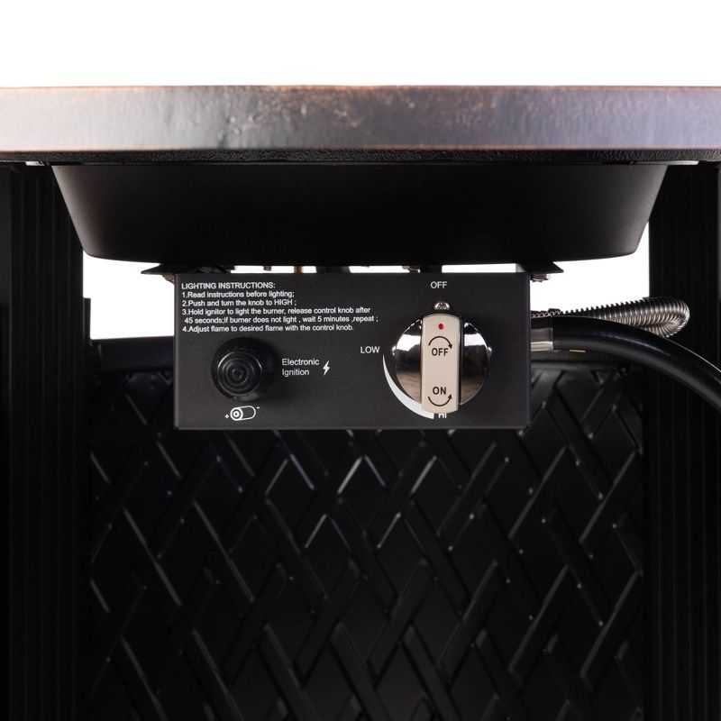 Wagner Aluminum Round LPG Fire Pit - Fire Sense