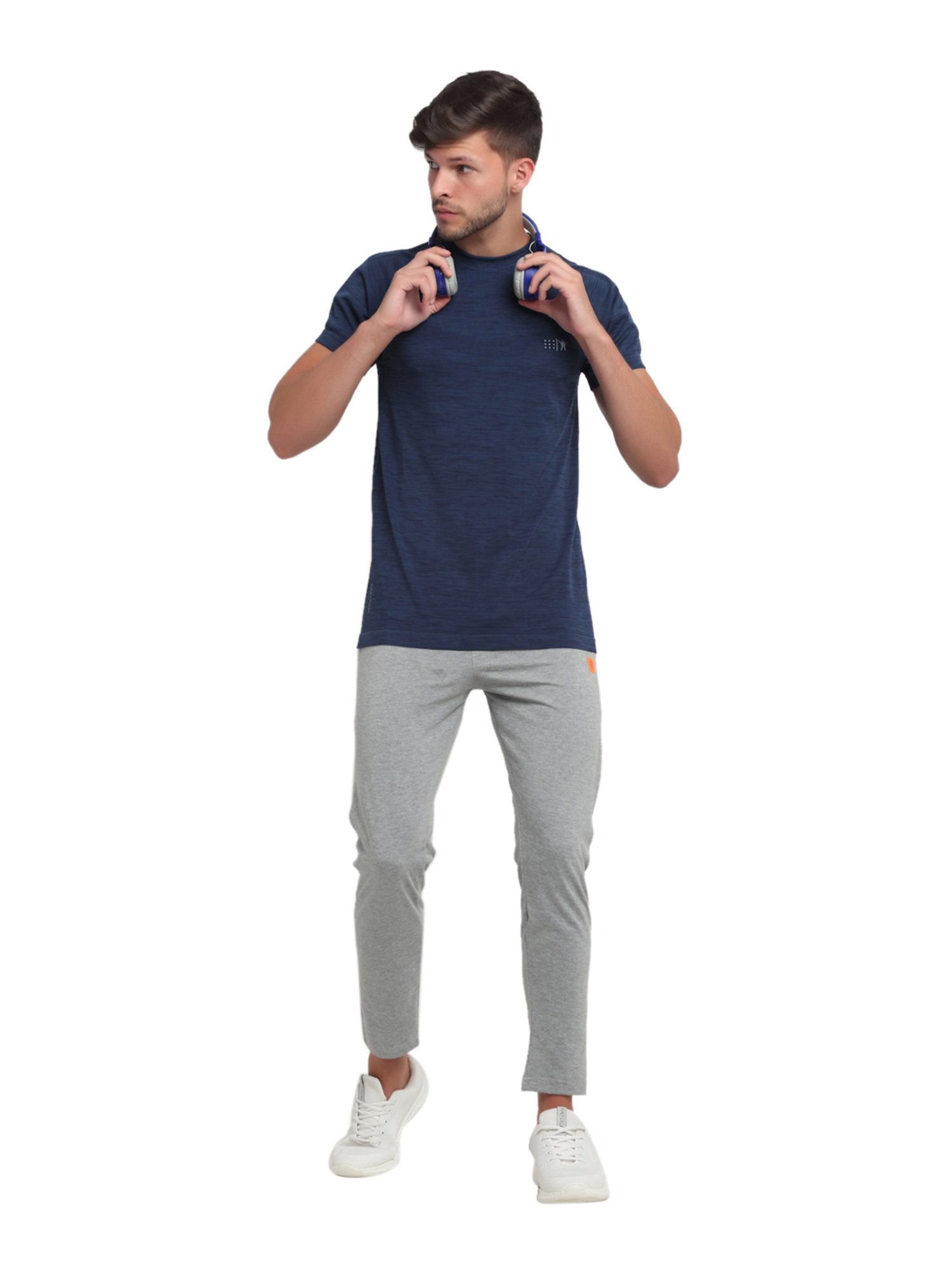 Venitian- Forbidden Clothing Navy Round Neck T-Shirt