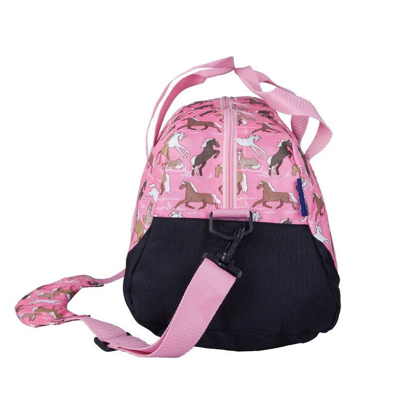 Horses in Pink Overnighter Duffel Bag