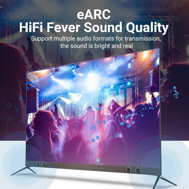 Vention Optical Fiber 8K HDMI 2.1 Cable 48Gbps Ultra High Speed Support 4K@120Hz ,HDCP 2.2 ,eARC,Dolby Atoms Vision HDR10