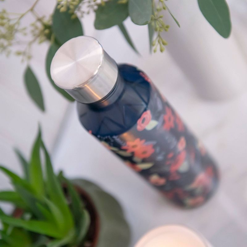 OCS Designs 17oz Stainless Steel Bottle Floral Secret Forest