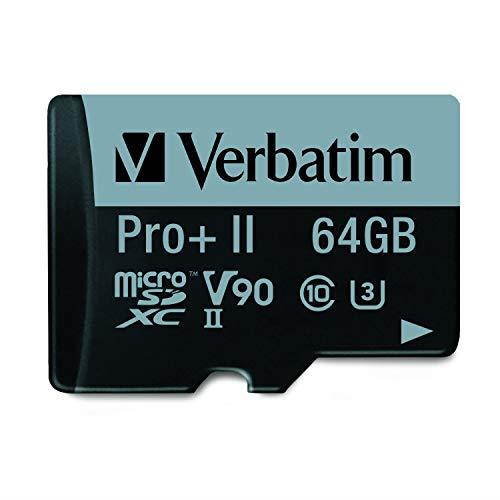 Verbatim Pro II Plus 64GB microSDXC Memory (Flash Memory) Model 99168