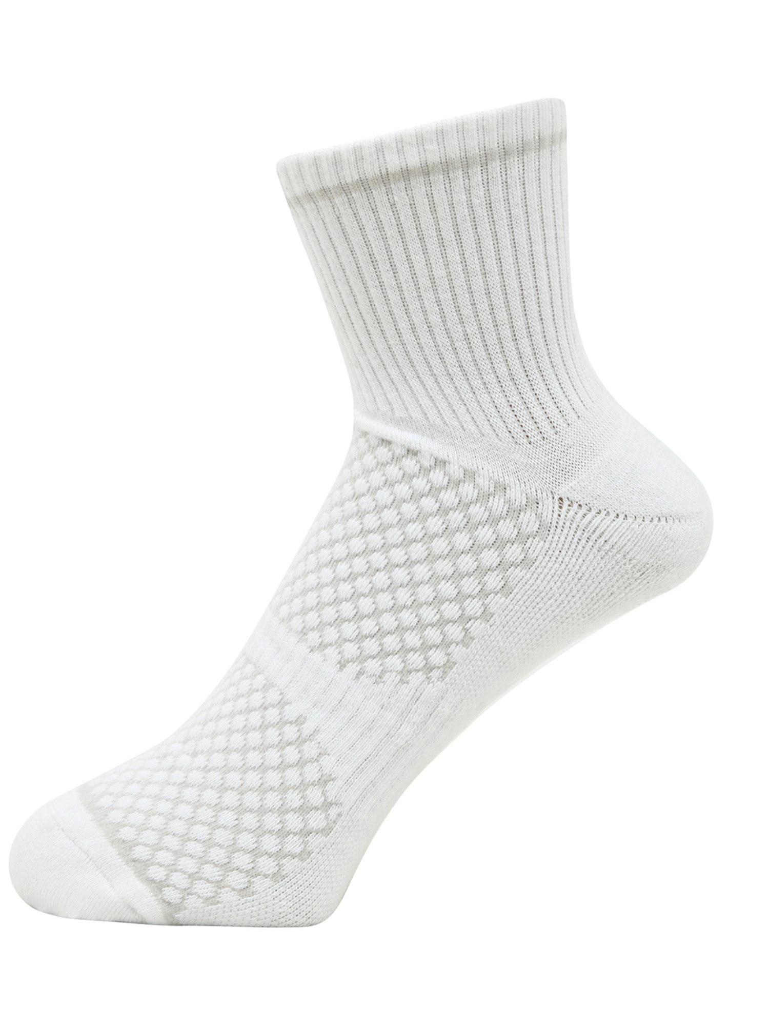 BALENZIA Cushioned Multicolor Self Design High Ankle Sports/Gym Socks - Pack of 4