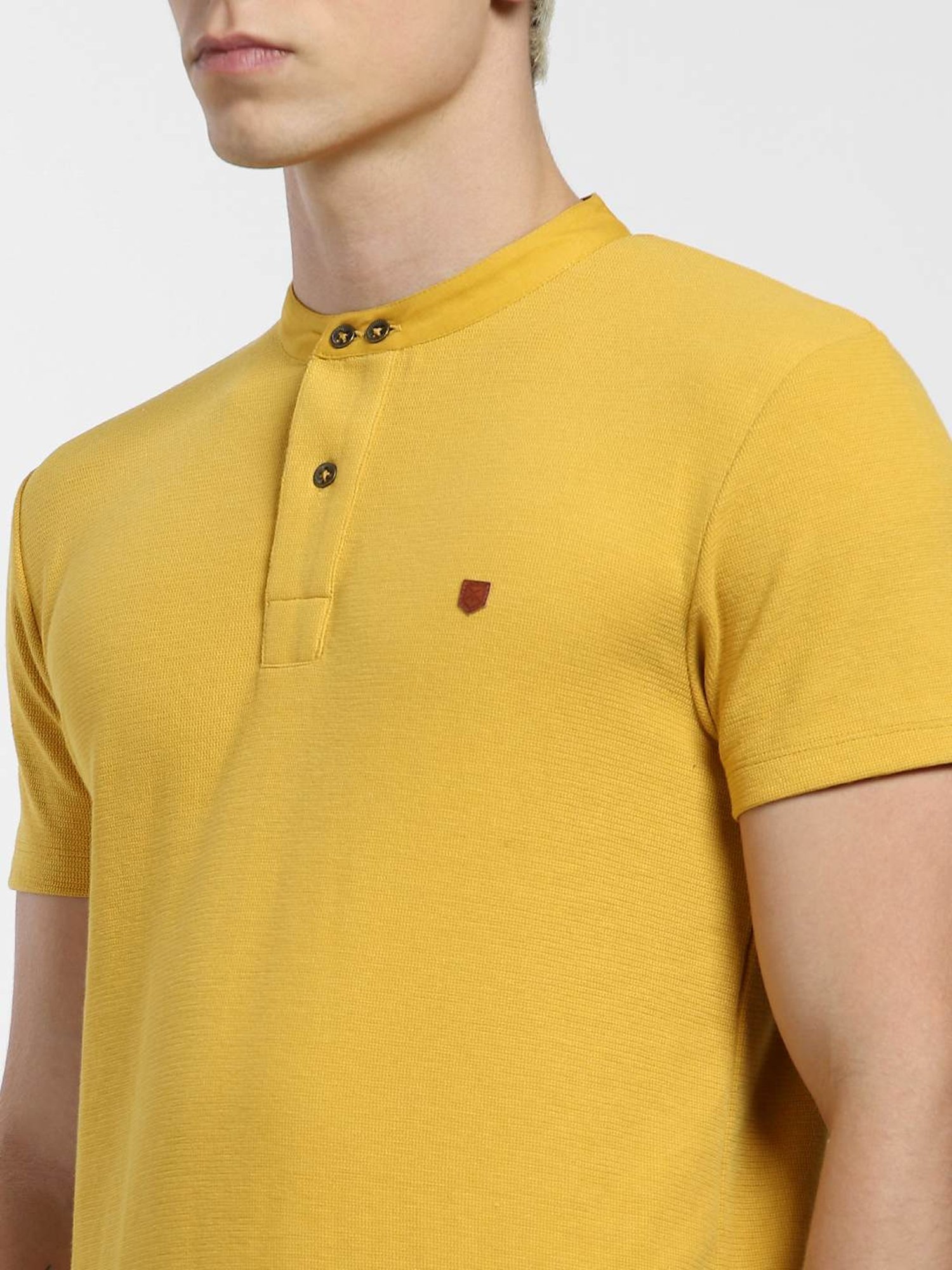 Jack & Jones Honey Cotton Slim Fit Henley T-Shirt