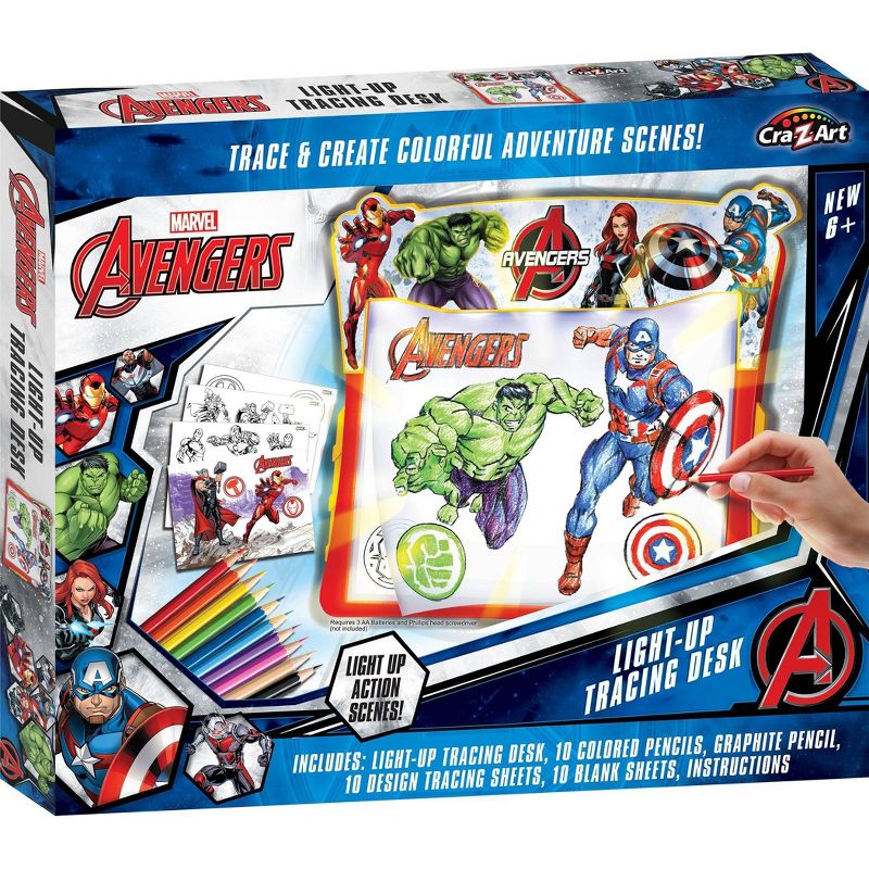 Cra-Z-Art Marvel Avengers Light Up Tracing Pad