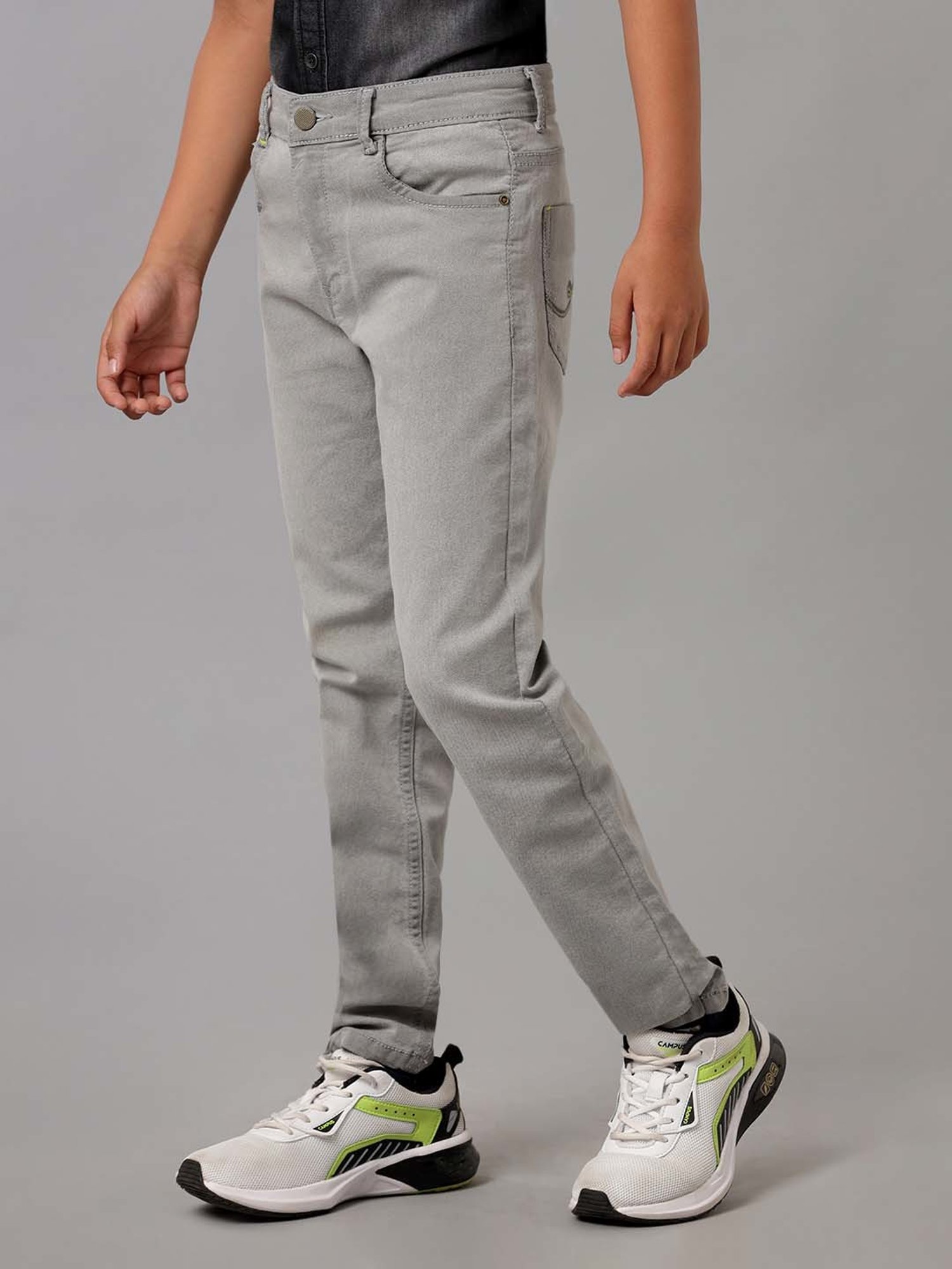 Pepe Jeans Boys Dark Blue Solid Jeans