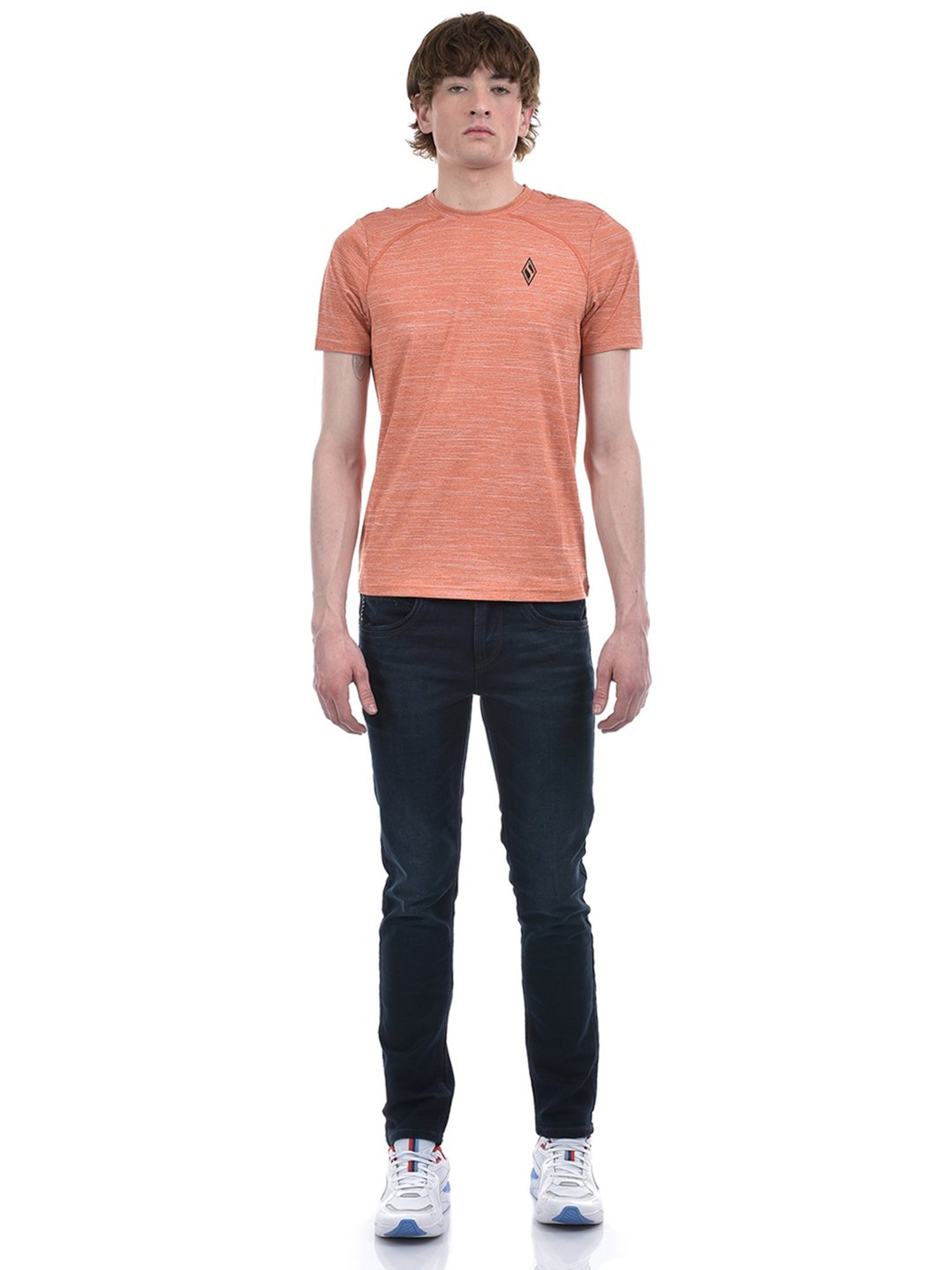 Lawman Pg3 Dark Blue Slim Fit Lightly Washed Jeans