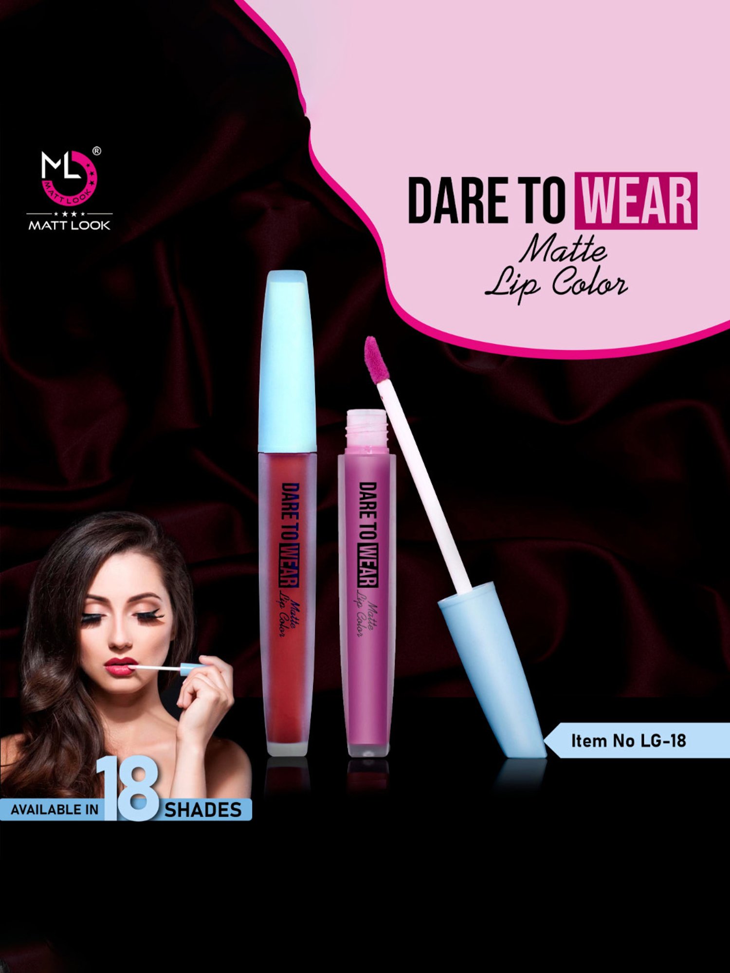 Matt Look Dare To Wear Matte Lip Color 06 Treasure Pink - 3.5 ml
