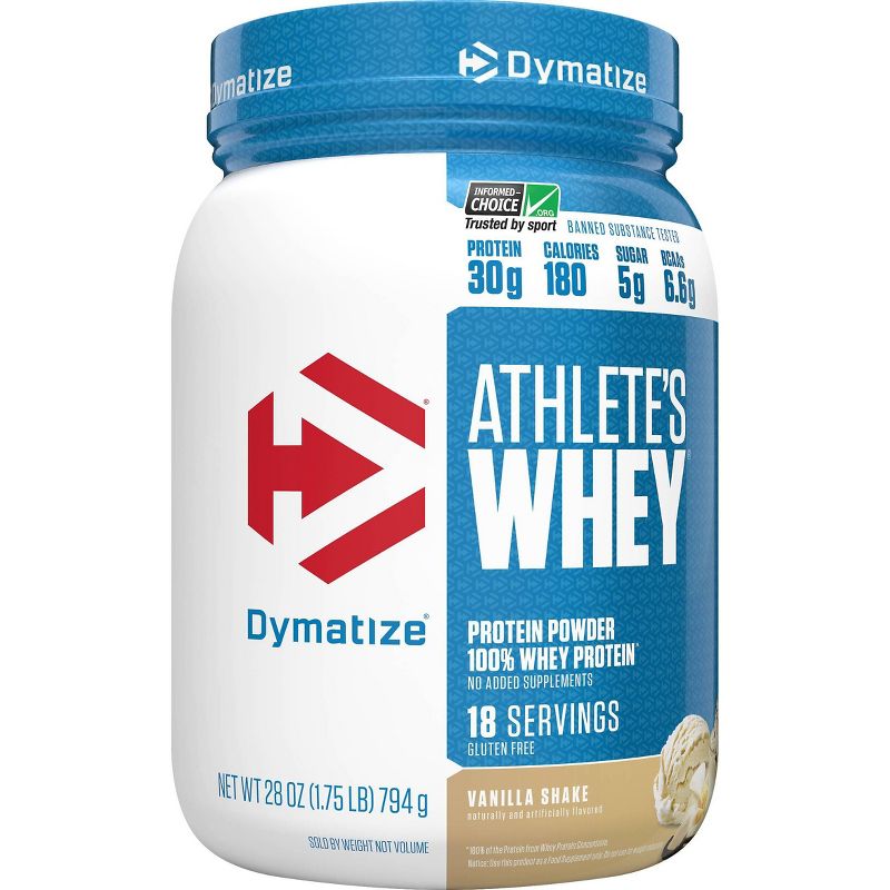 Dymatize Athlete's Whey - Vanilla Shake - 28oz