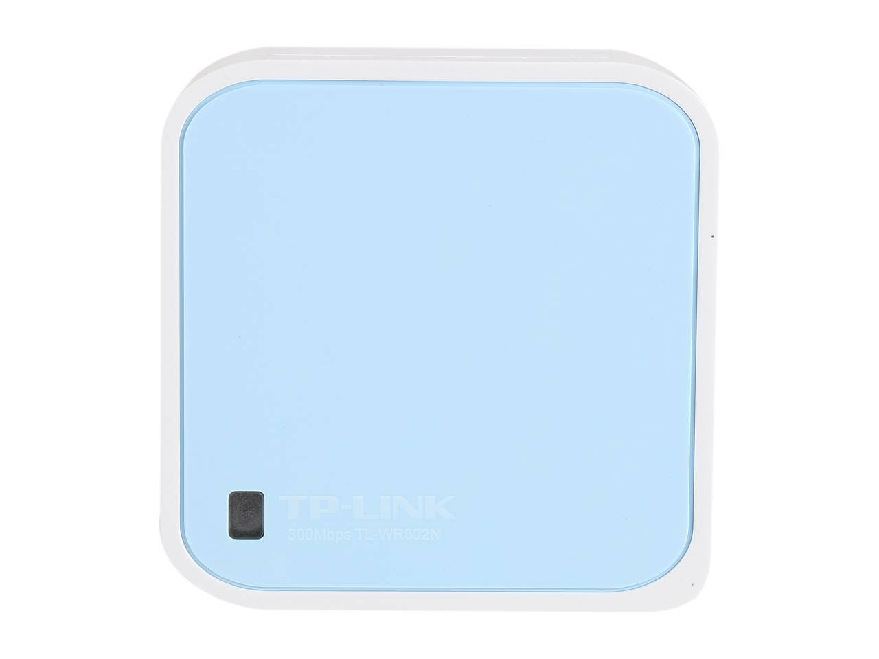 TP-LINK TL-WR802N N300 Wireless N Nano Router, Repeater, Client, AP, and Hotspot 5-In-1 Mode