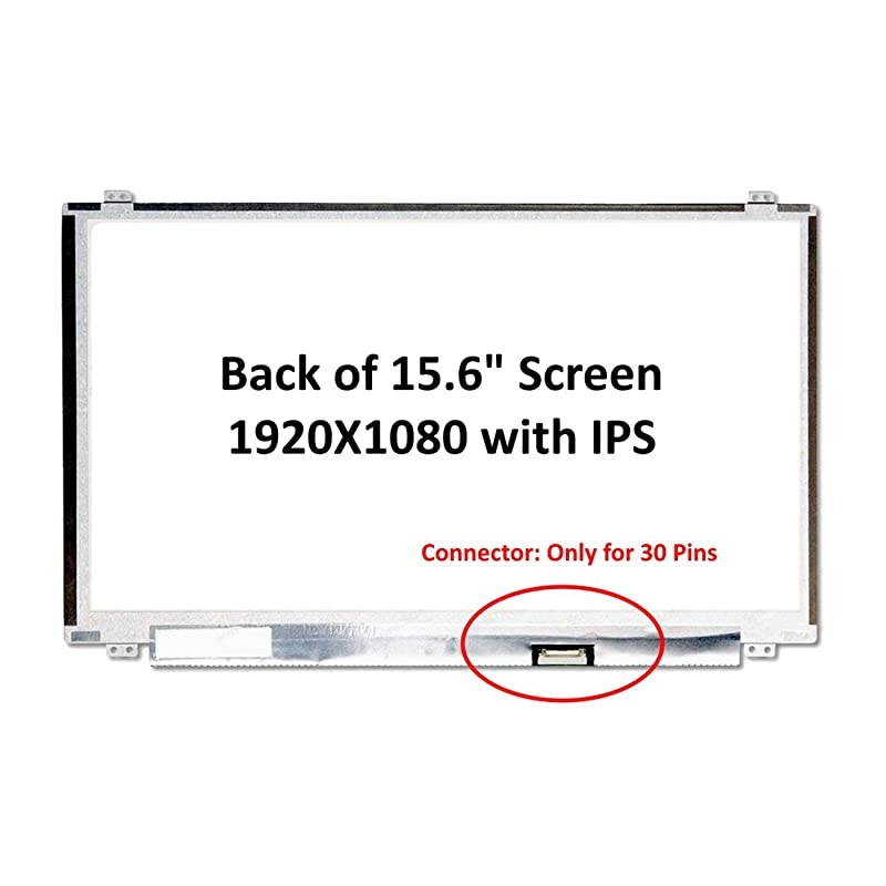 New 15.6" IPS FHD 1080P Laptop LED LCD Replacement Screen Compatible with 15 7557/7558/7559