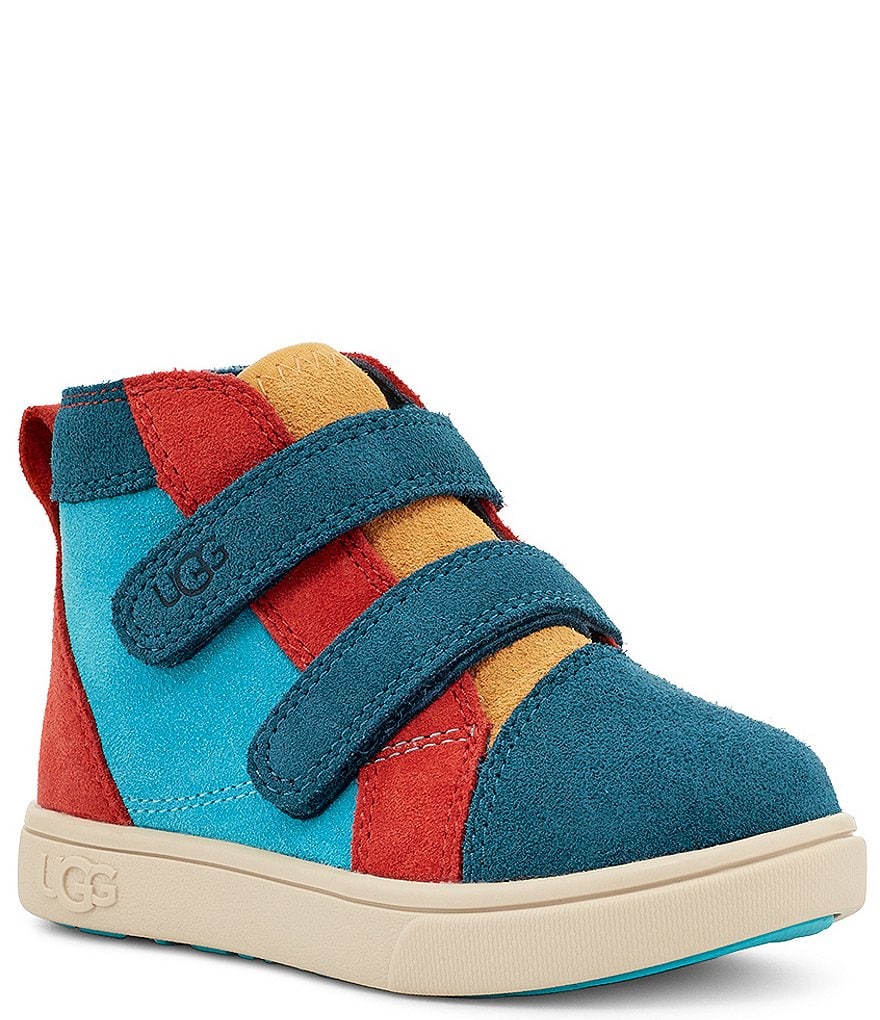UGG&reg; Kid's Rennon II Mashup Suede Sneakers (Toddler)