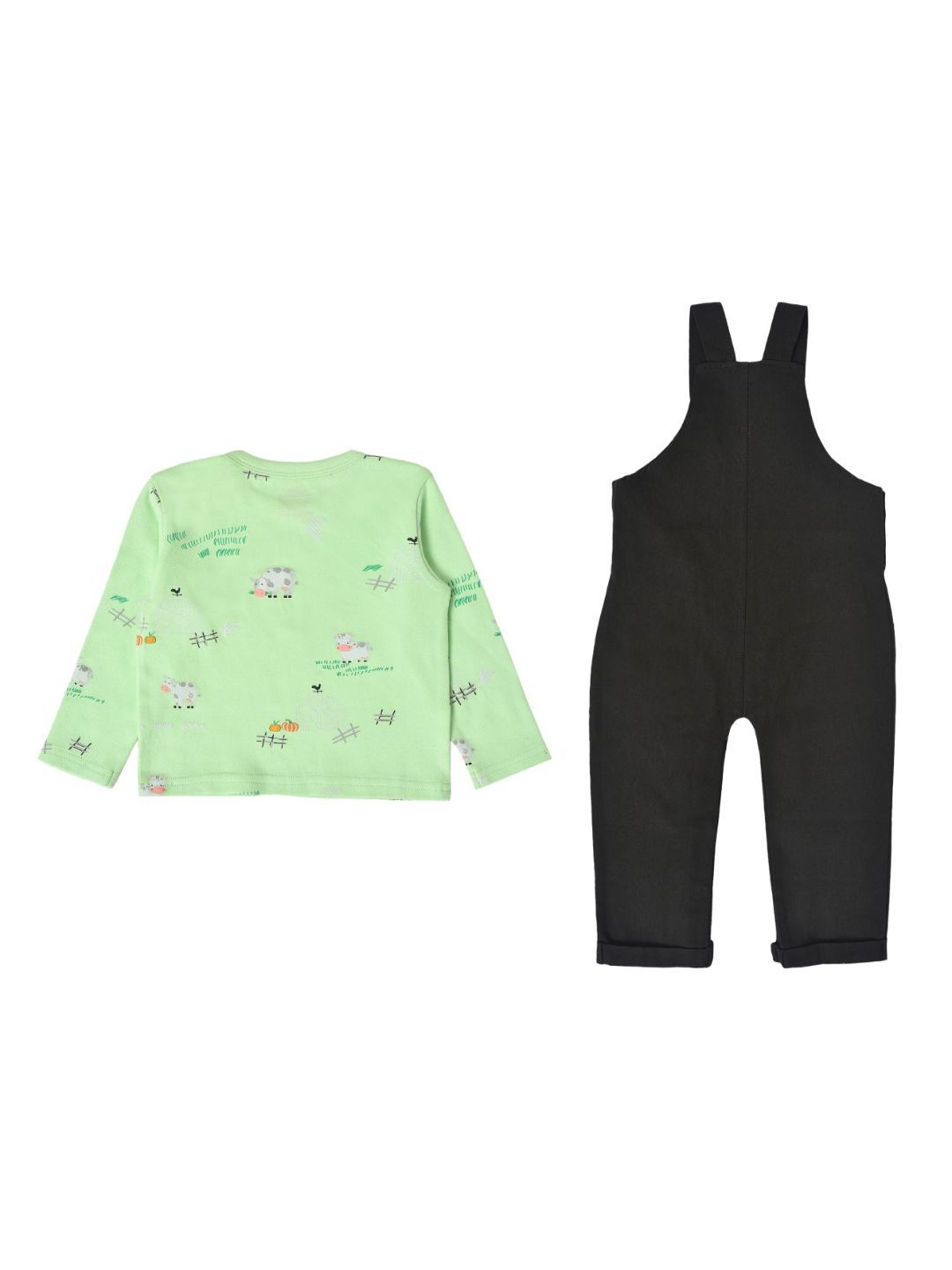 Juniors by Lifestyle Kids Mid Blue Cotton Casual Coordinate Set