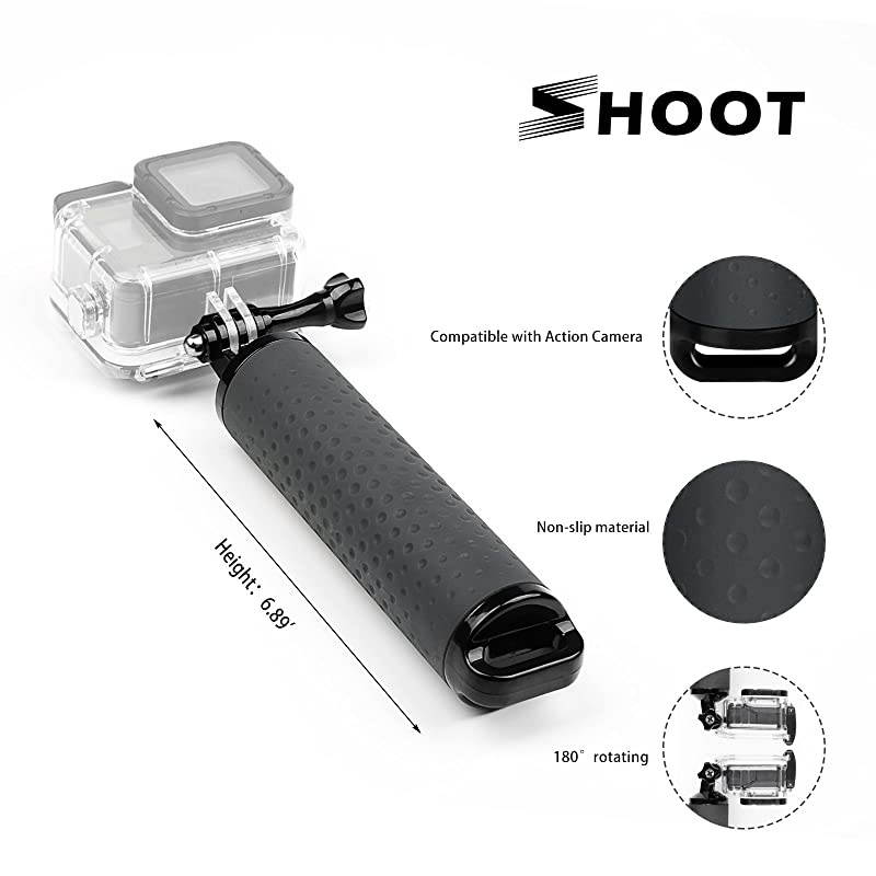 Official 30 Dome Port for GoPro Hero 7 Black 65HERO2018 Camera Waterproof Case Floating Grip for Underwater Photography Scuba Diving Accessories