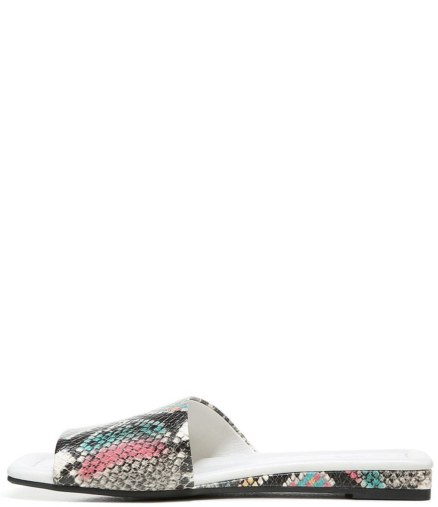 Sarto by Franco Sarto Bordo Snake Print Leather Slides