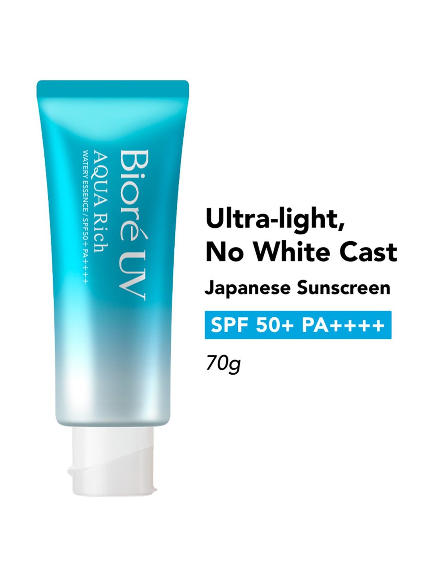 Biore UV Aqua Rich Watery Essence Sunscreen SPF 50+ PA++++ - 70 gm