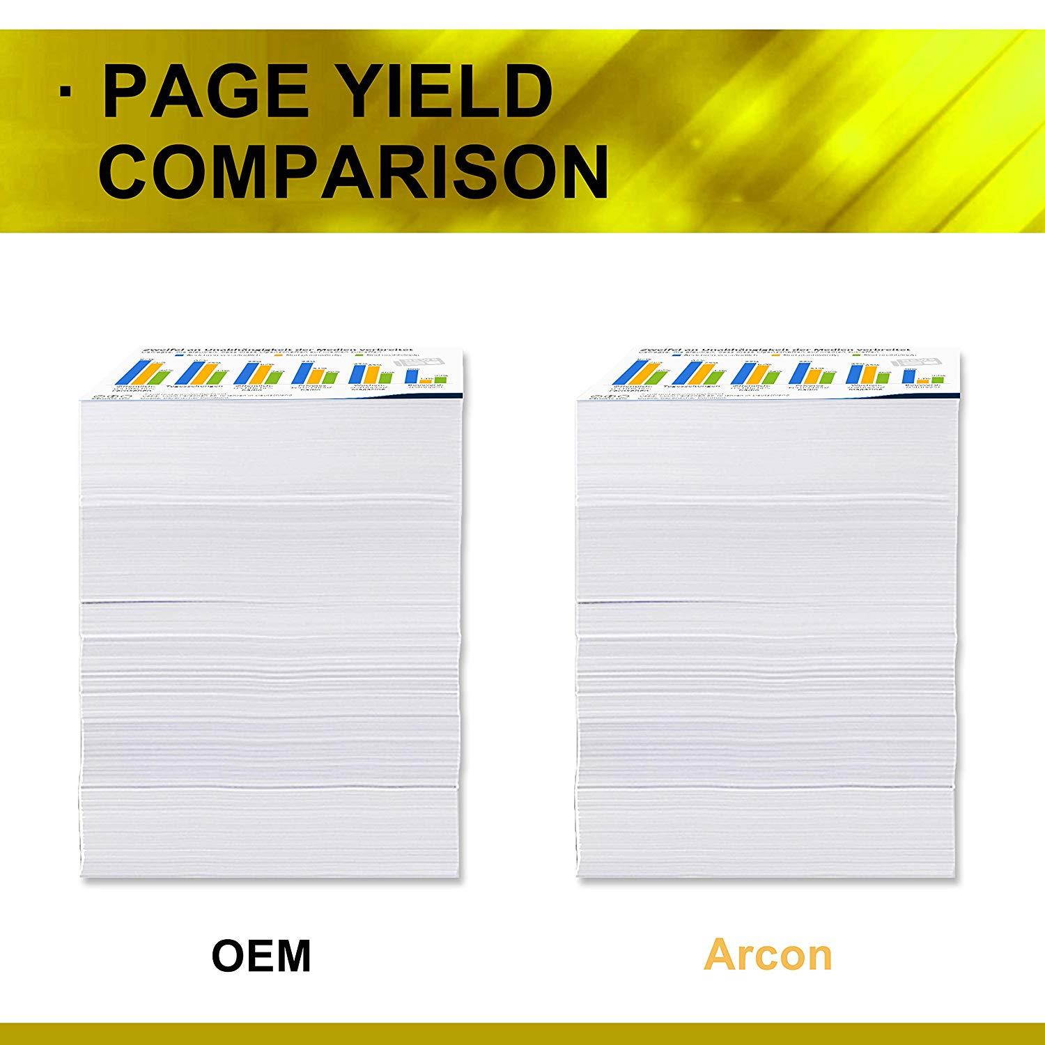 Arcon 4 Packs Compatible for HP 131A 131X CF210X CF210A CF211A CF212A CF213A Toner Cartridge for HP LaserJet Pro 200 color M251nw HP M251nw HP MFP M276nw Canon 131 MF8280Cw LBP7110Cw Laser Printer Ink