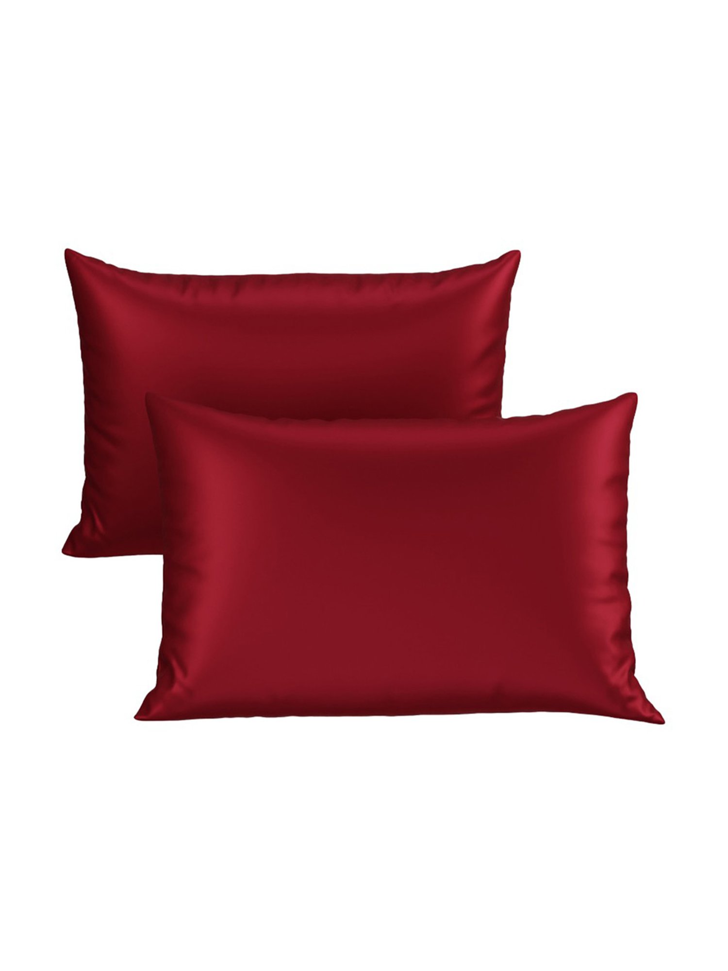 Stoa Paris Date Night Collection Red Polyester 300 TC Pillow Covers - Set of 2