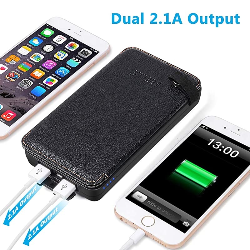 Solar Charger 24000mAh  Solar Power Bank with 3 Solar Panels Portable Phone Chargers for Smart Phones Tablets and More
