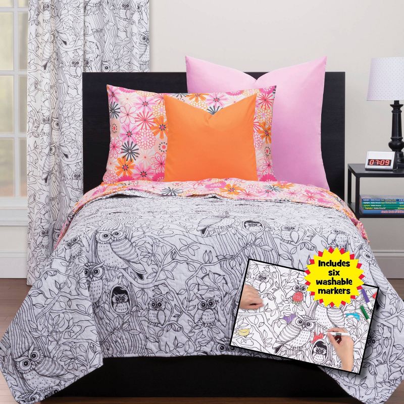 Full/Queen Talca Quilt Blue/White/Red - Jessica Simpson