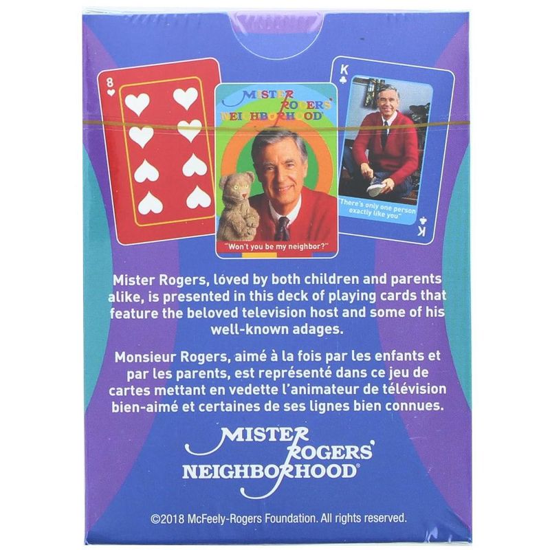 NMR Distribution Mister Rogers Playing Cards | 52 Card Deck + 2 Jokers