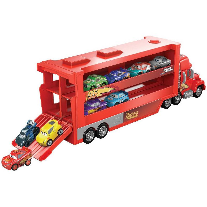 Disney Pixar Cars Mini Racers Mack Transporter