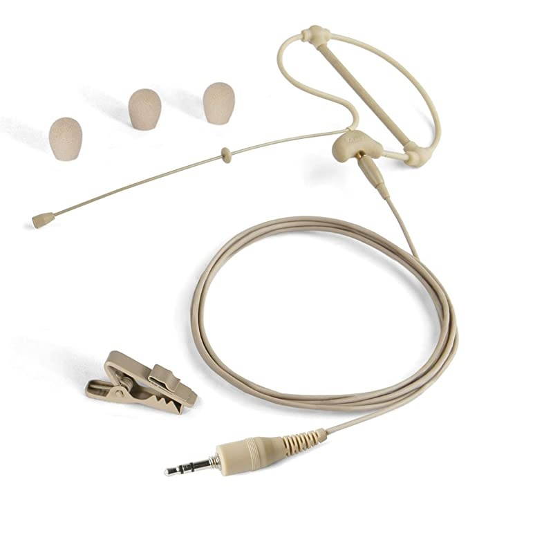 SE10T Earset Microphone with Miniature Condenser Capsule, Tan