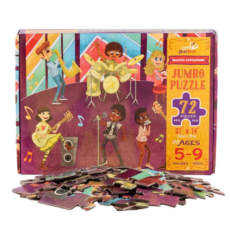 Little Likes Kids Crossroads Kids' Jumbo Puzzle - 72pc
