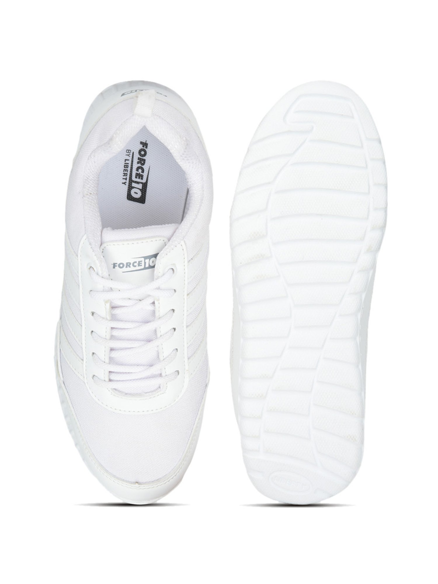 Force 10 By Liberty Kids White Casual Shoes