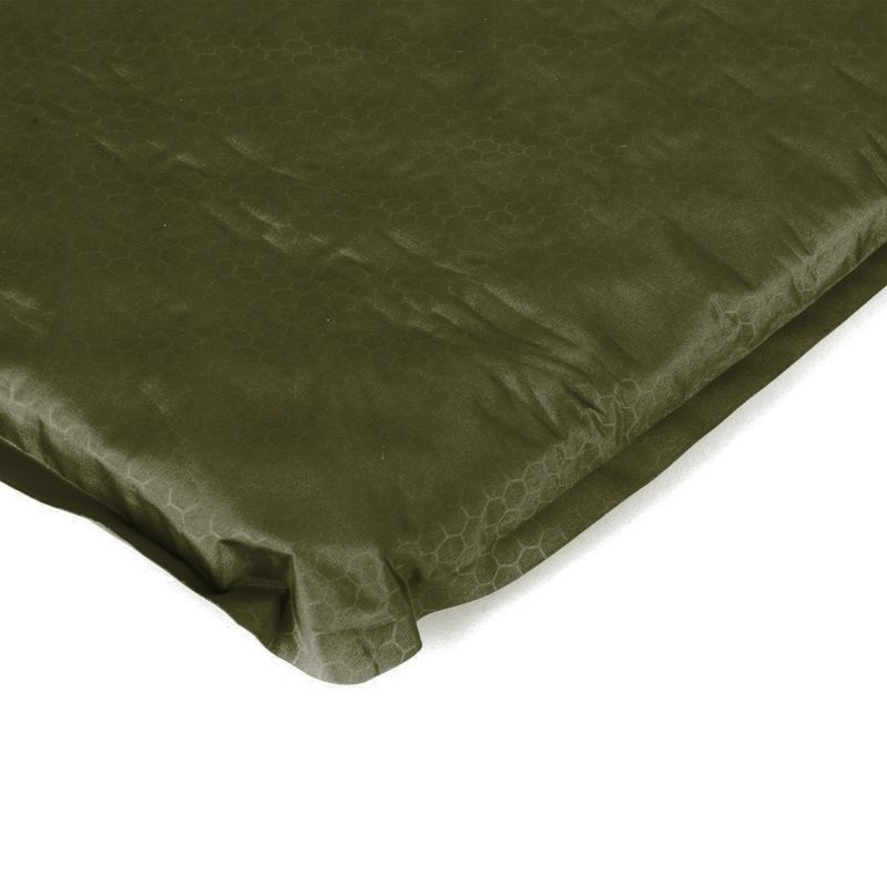 Snugpak Basecamp Ops Self Inflating Midi Mat, Air Mat with Non-Slip Bottom, Olive