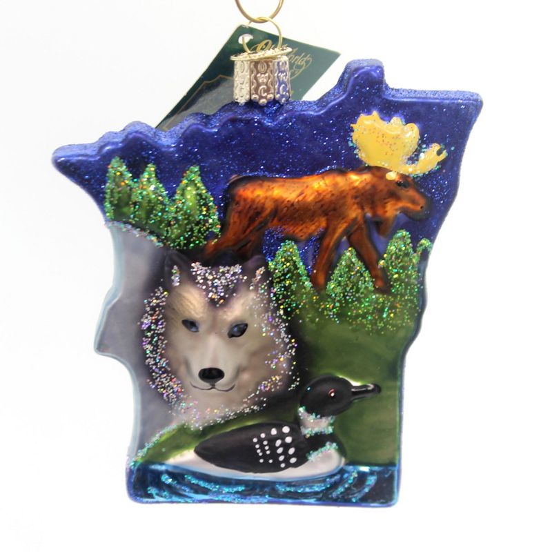 Old World Christmas State Of Minnesota Ornament St Paul Travel Vacation Usa  -  Tree Ornaments