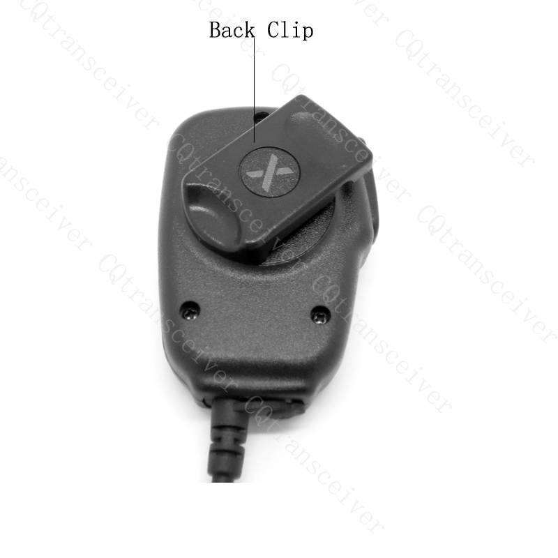 Hands Free Mic Speaker with Rotatable Clip for Yaesu Walkie Talkie VX180 VX2R