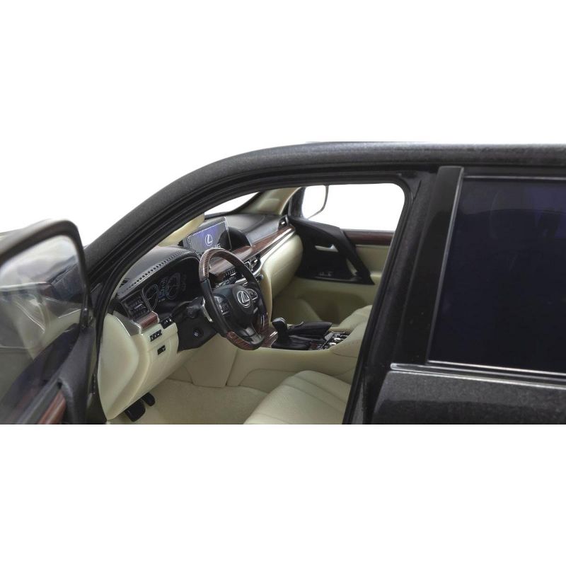 Lexus LX570 Starlight Black Metallic 1/18 Diecast Model Car by Kyosho