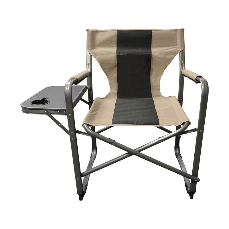 Caravan Canopy Elite Portable Director&rsquo;s Folding Carry Chair, Tan/Black (2 Pack)
