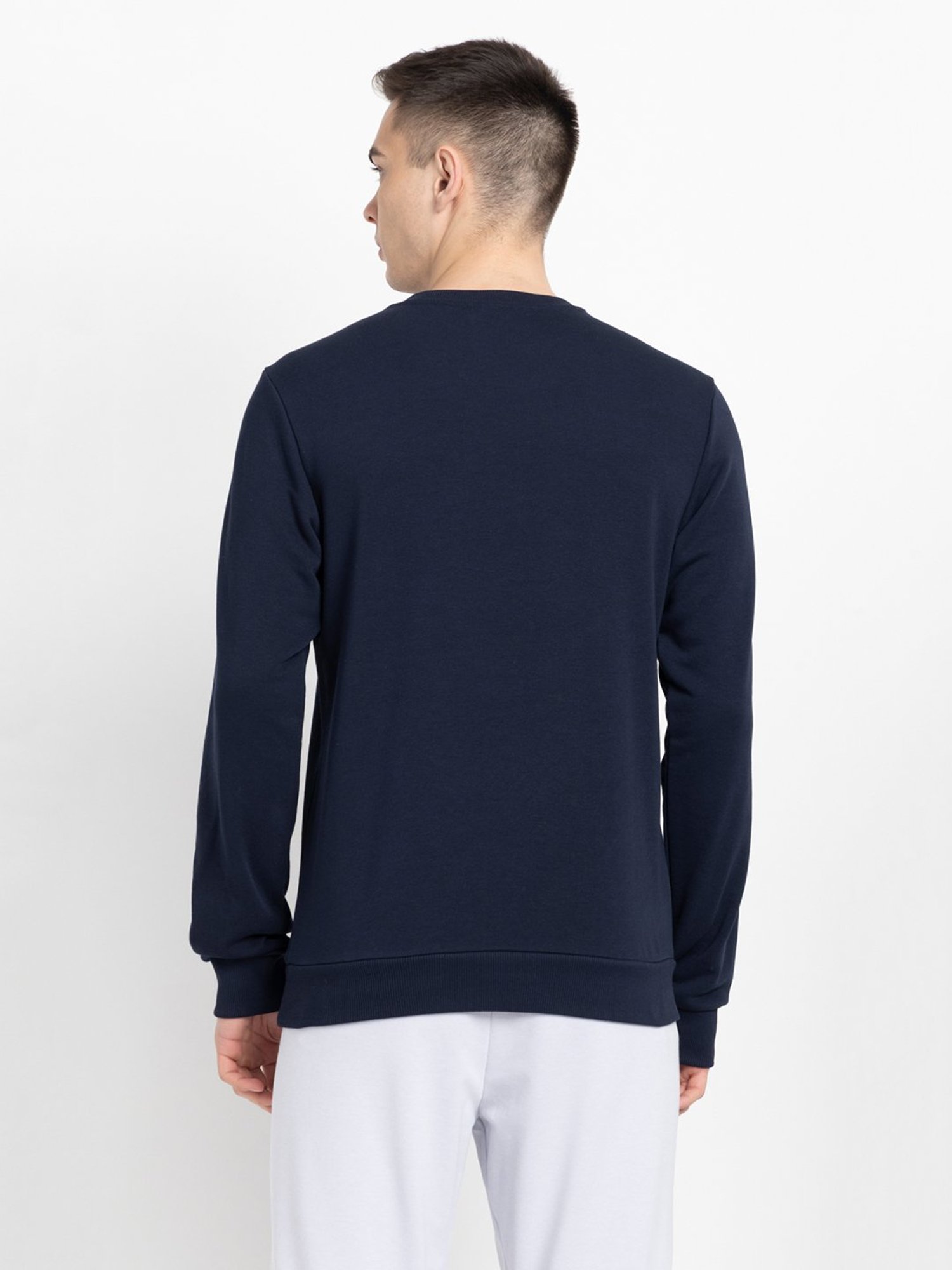 Spykar Red Slim Fit Sweatshirt