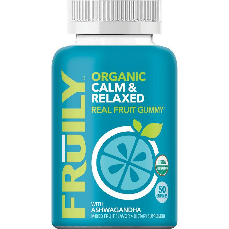 Fruily Organic Calm & Relaxed Real Fruit Gummy - 50ct