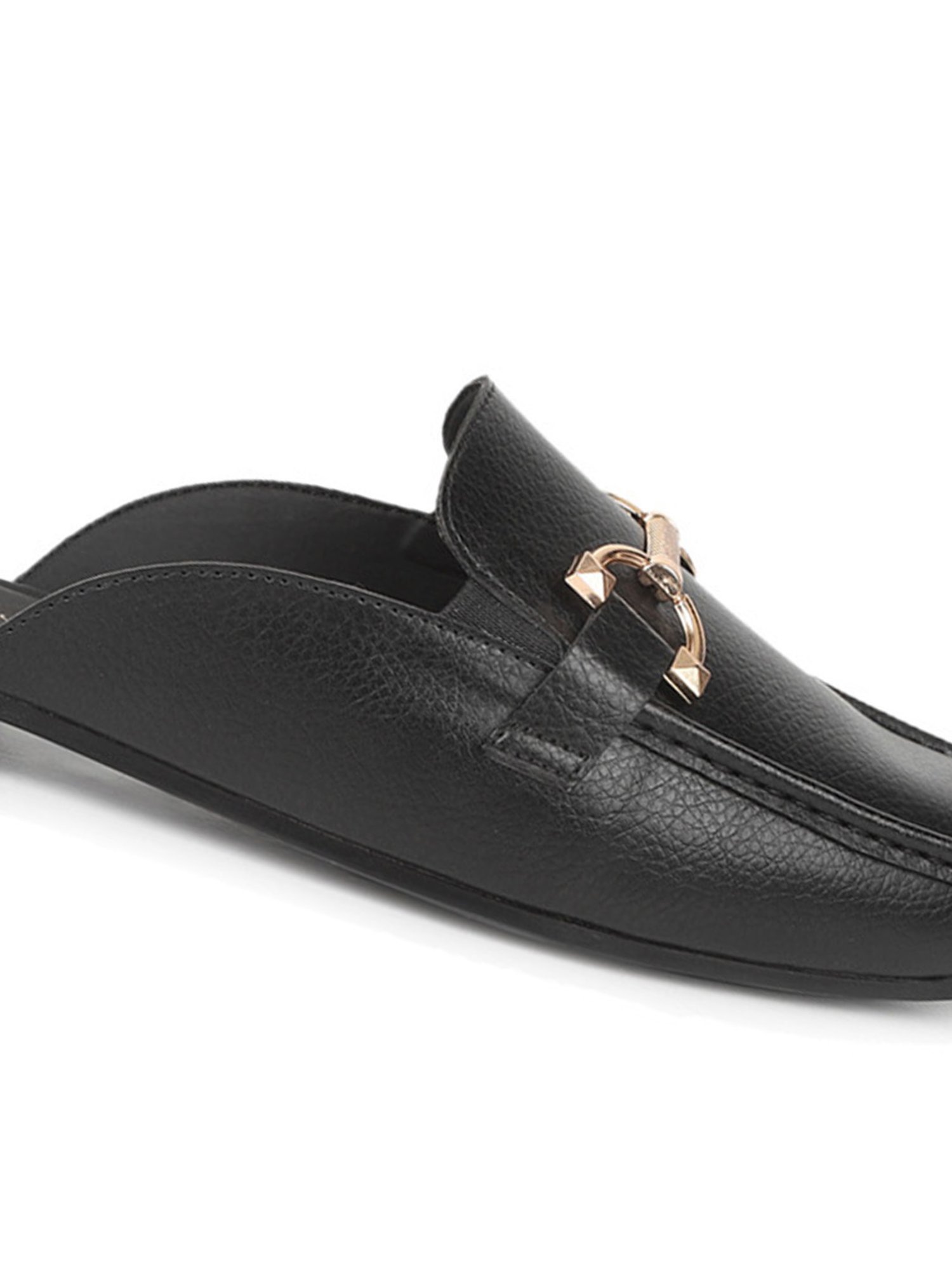 Yoho Women's Black Mule Shoes